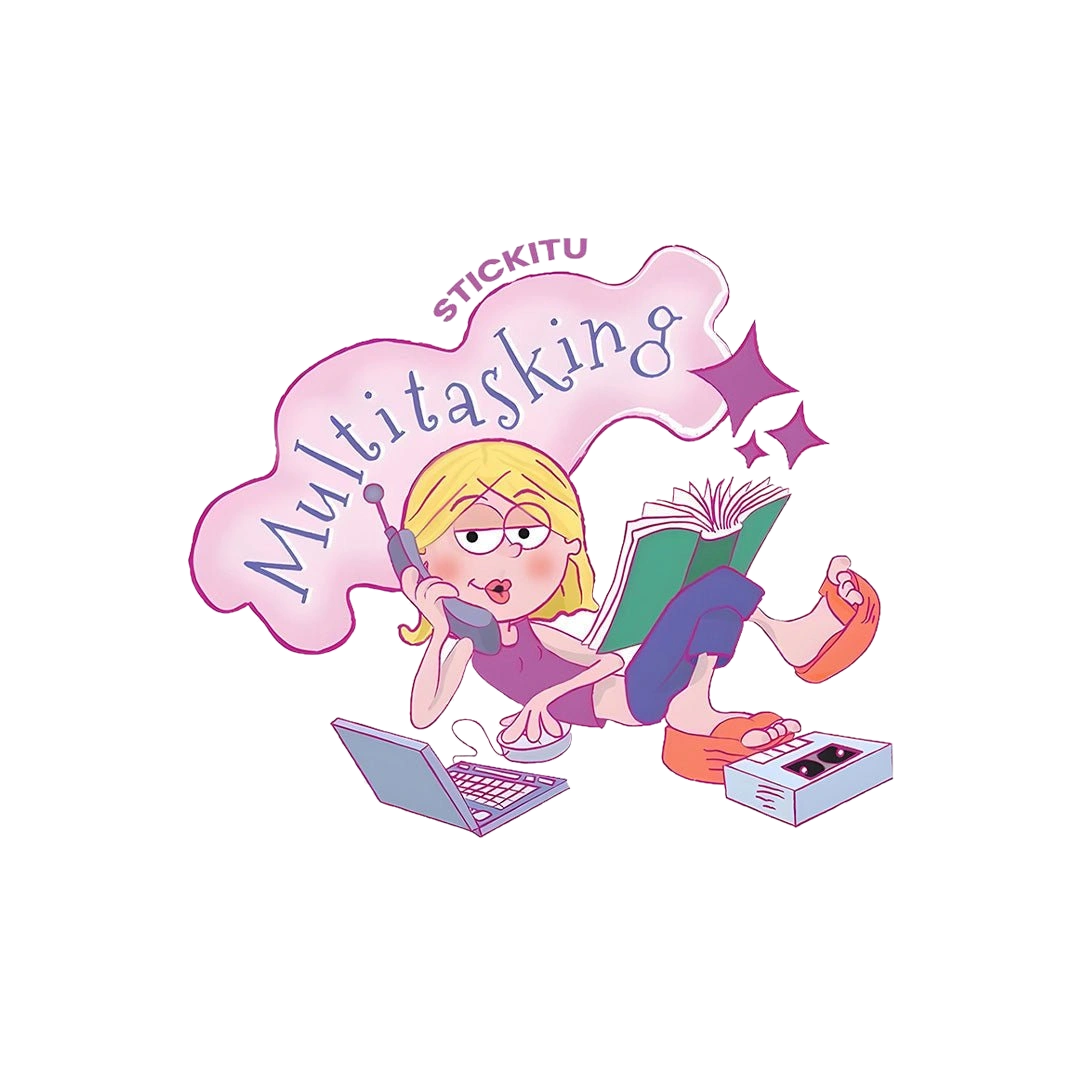 MULTITASKING Sticker